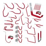 Set 32 carlige de perete, pentru gradina/atelier/garaj, Relaxdays