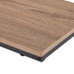 Masuta de cafea, stil modern, 60 x 30 x 45 cm, MDF, maro - imagine 6