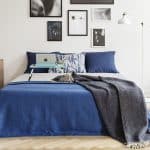 Suport laptop, pliabil, MDF, blue , 26 x 63 x 40 cm, Relaxdays - imagine 2