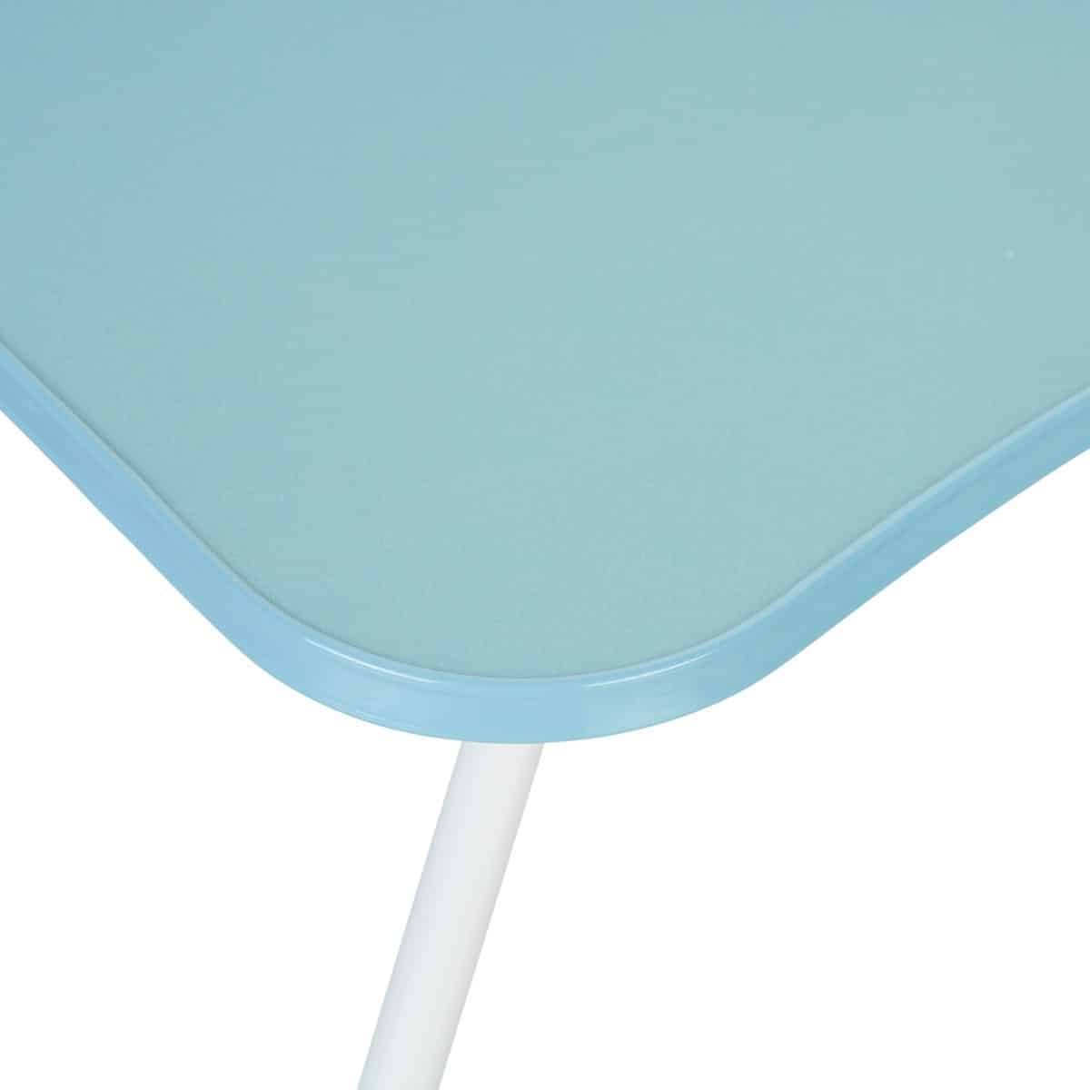 Suport laptop, pliabil, MDF, blue , 26 x 63 x 40 cm, Relaxdays - imagine 7