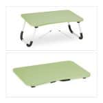 Suport laptop, pliabil, MDF, verde , 26 x 63 x 40 cm, Relaxdays - imagine 7