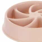 Bol anti-sling, pentru mancare lenta, roz, 600 ml, 5 x 20,5 cm - imagine 5