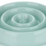 Bol anti-sling, pentru mancare lenta, albastru, 400 ml, 4 x 21 cm - imagine 4