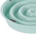 Bol anti-sling, pentru mancare lenta, albastru, 400 ml, 4 x 21 cm - imagine 5