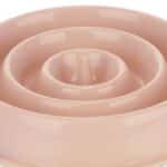 Bol anti-sling, pentru mancare lenta, roz, 400 ml, 4 x 21 cm - imagine 6