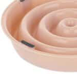 Bol anti-sling, pentru mancare lenta, roz, 400 ml, 4 x 21 cm - imagine 7