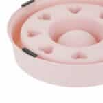 Bol anti-sling, pentru mancare lenta, roz, 500 ml, 4,5 x 19,5 cm - imagine 7