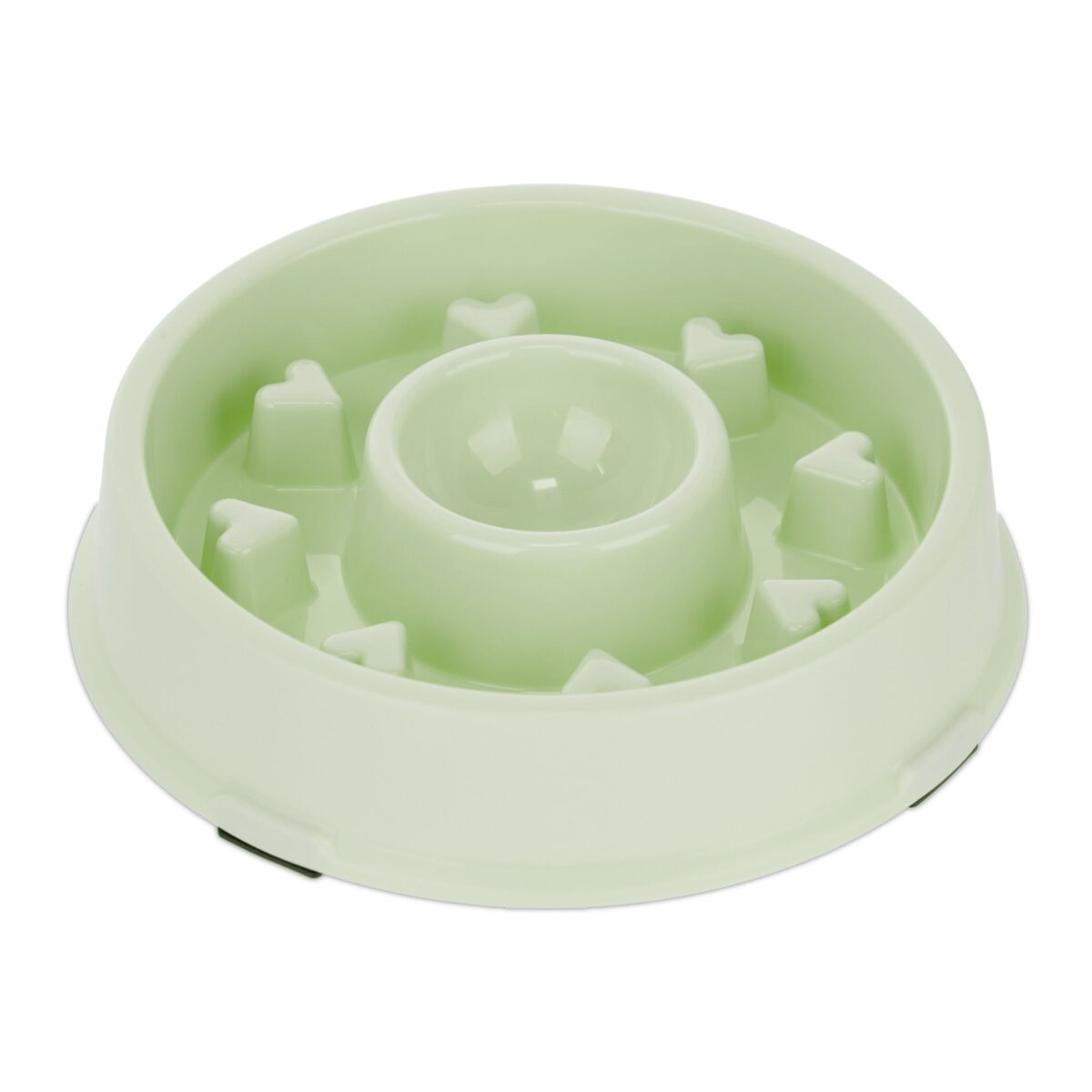 Bol anti-sling, pentru mancare lenta, verde, 500 ml, 4,5 x 19,5 cm - imagine 6