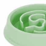 Bol anti-sling, pentru mancare lenta, verde, 650 ml, 5 x 21 cm - imagine 6