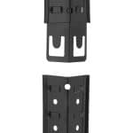 Raft industrial cu 5 rafturi, placi MDF, cadru otel negru, 180 x 100 x 50 cm - imagine 9