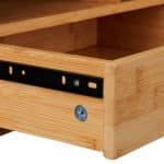 Organizator de birou, din bambus, 22 x 40 x 31 cm, Relaxdays - imagine 7