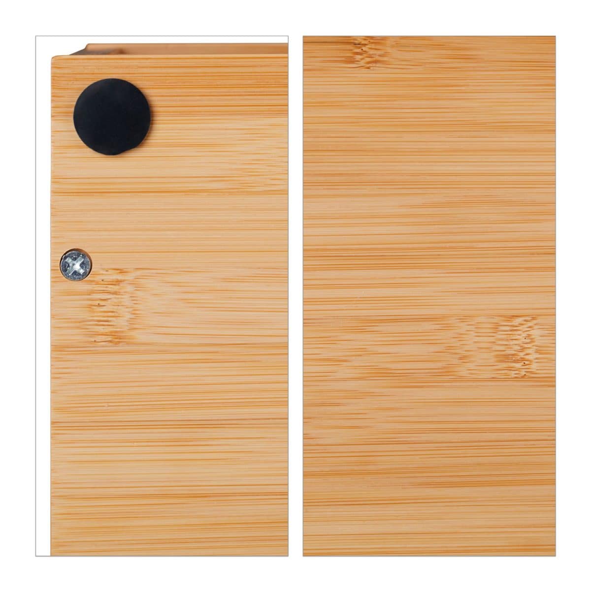 Organizator de birou, din bambus, 22 x 40 x 31 cm, Relaxdays - imagine 9