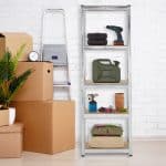 Raft industrial cu 5 polite depozitare, sustinere totala 500 kg, placi MDF, cadru otel, 180 x 60 x 45 cm - imagine 2