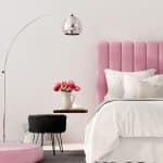 Scaun cu blana sintetica neagra, picioare de otel, capacitate 150 kg, 41 x 37 cm - imagine 3