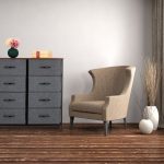Comoda cu 8 sertare textile, MDF/metal, gri, 81,5 x 80 x 30 cm - imagine 5