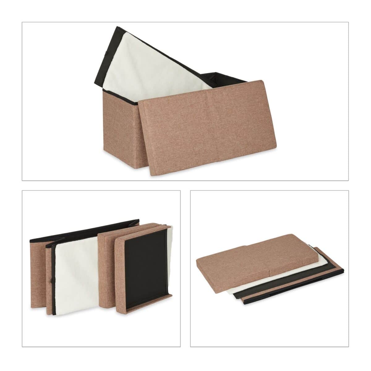 Taburet culcus pentru animale de companie, pliabil, maro, 38,5 x 74,5 x 37 cm - imagine 8