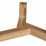 Boluri din ceramica, mancare caine, suport din bambus, 2 x 850 ml, alb, 9 x 32 x 17 cm - imagine 7