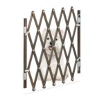 Gard protectie/blocare acces, maro, inaltime 48,5-60 cm, latime 17-96 cm