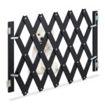Gard protectie, blocare acces, animale de companie, extensibil, negru, inaltime 47,5-60 cm, latime 34,5-108,5 cm