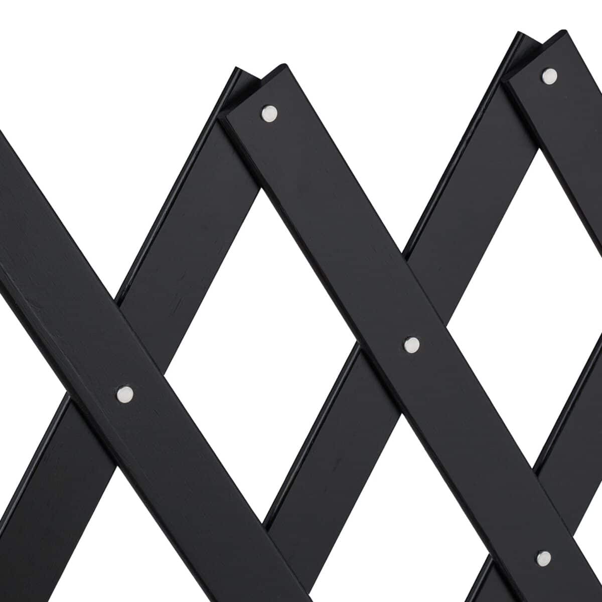 Gard protectie, blocare acces pentru animale de companie, negru, inaltime 87 - 97 cm, latime 34 - 140 cm - imagine 7