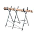 Suport pentru taierea lemnelor, dinti de fixare, sustine 160 kg, 80 x 80 x 85 cm