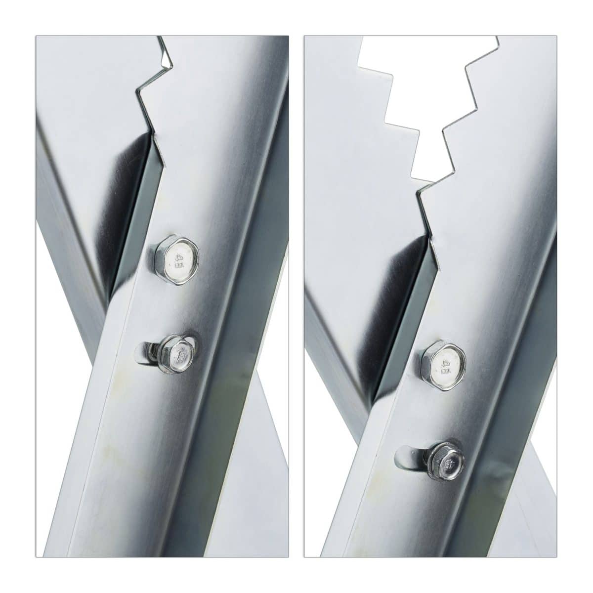 Suport pentru taierea lemnelor, dinti de fixare, sustine 160 kg, 80 x 80 x 85 cm - imagine 7