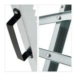 Suport pentru taierea lemnelor, dinti de fixare, sustine 160 kg, 80 x 80 x 85 cm - imagine 9
