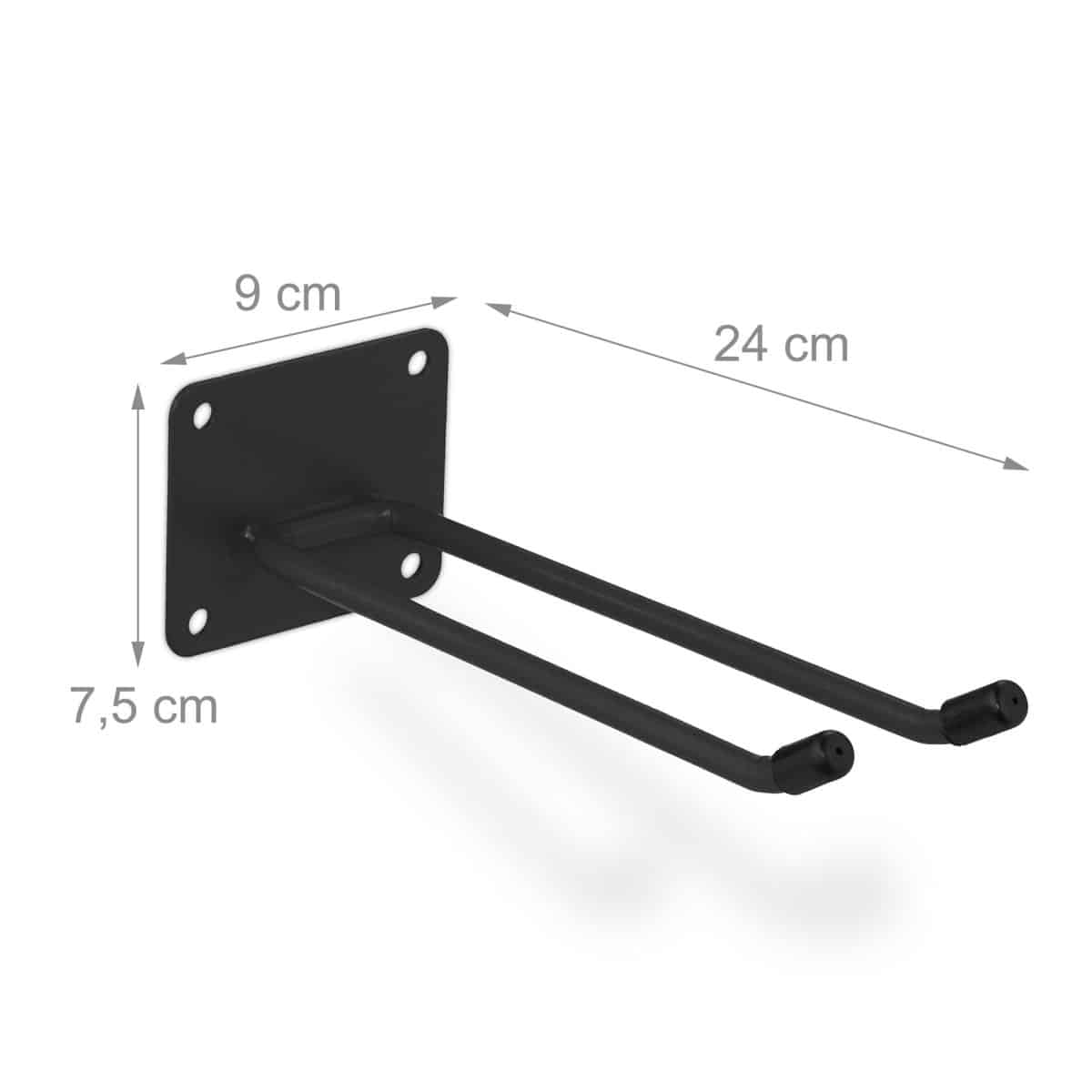 Set suport de perete, 3 bucati, pentru ustensile, 3 x 7,5 x 9 x 24 cm - imagine 4