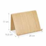 Suport tableta/telefon, carte, din bambus, 17 x 26 x 15,5 cm - imagine 4