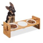 Alimentator hrana, animale de companie, apa si mancare, inaltime reglabila, 16,5 x 54 x 16 cm