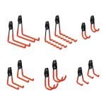 Set carlige de perete, 12 bucati, diferite dimensiuni, Relaxdays