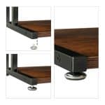 Organizator de birou, 2 rafturi, din MDF, structura metal, 28 x 44 x 28 cm - imagine 6