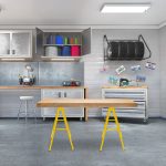 Set 2 staliere, pliabile, capacitate 100kg pe stalier, galben, 74 x 78 x 40 cm - imagine 2