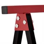 Set 2 staliere, pliabile, capacitate 100kg pe stalier, negru, 74 x 78 x 40 cm - imagine 8