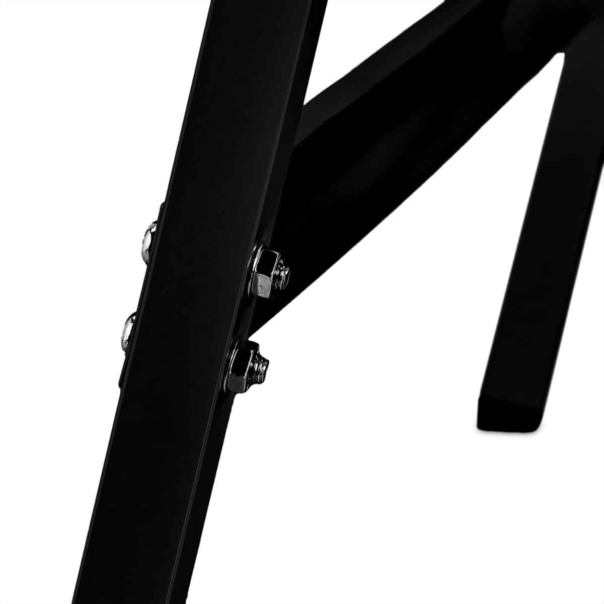 Set 2 staliere, pliabile, capacitate 100kg pe stalier, negru, 74 x 78 x 40 cm - imagine 9