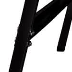 Set 2 staliere, pliabile, capacitate 100kg pe stalier, negru, 74 x 78 x 40 cm - imagine 9
