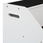 Scara pentru caini si pisici, 3 trepte, culcus, alb, 52,5 x 42 x 60 cm - imagine 7