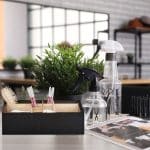 Organizator de birou, 12 compartimente, din bambus, 12 x 30 x 18,5 cm - imagine 5