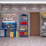 Raft industrial depozitare, albastru, otel, multifunctional, 5 polite, 180 x 70 x 30 cm - imagine 2