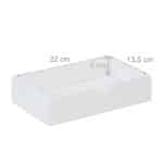Organizator de birou, compartimentat si cu sertare, din bambus, 15,5 x 33 x 20,5 cm - imagine 5