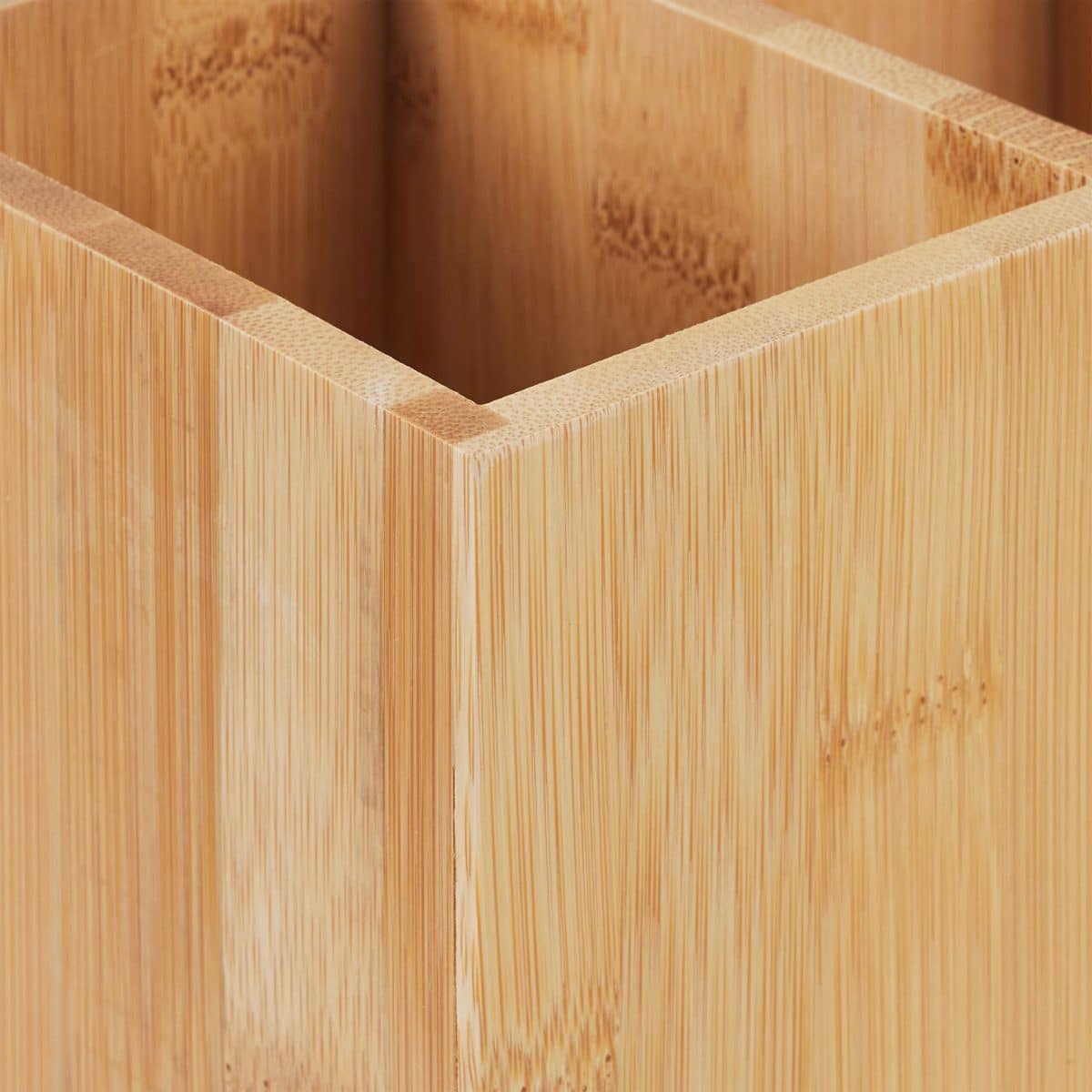 Organizator din bambus, de birou/cosmetice, 2 sertare, 10,5 x 17,5 x 10,5 cm - imagine 6