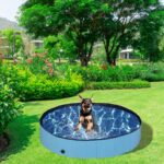 Piscina pentru animale de companie, pliabila, 30 x 160 cm - imagine 3