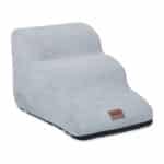 Scara pentru caini/pisici, 3 trepte, mobile, gri, 33 x 36,5 x 52 cm