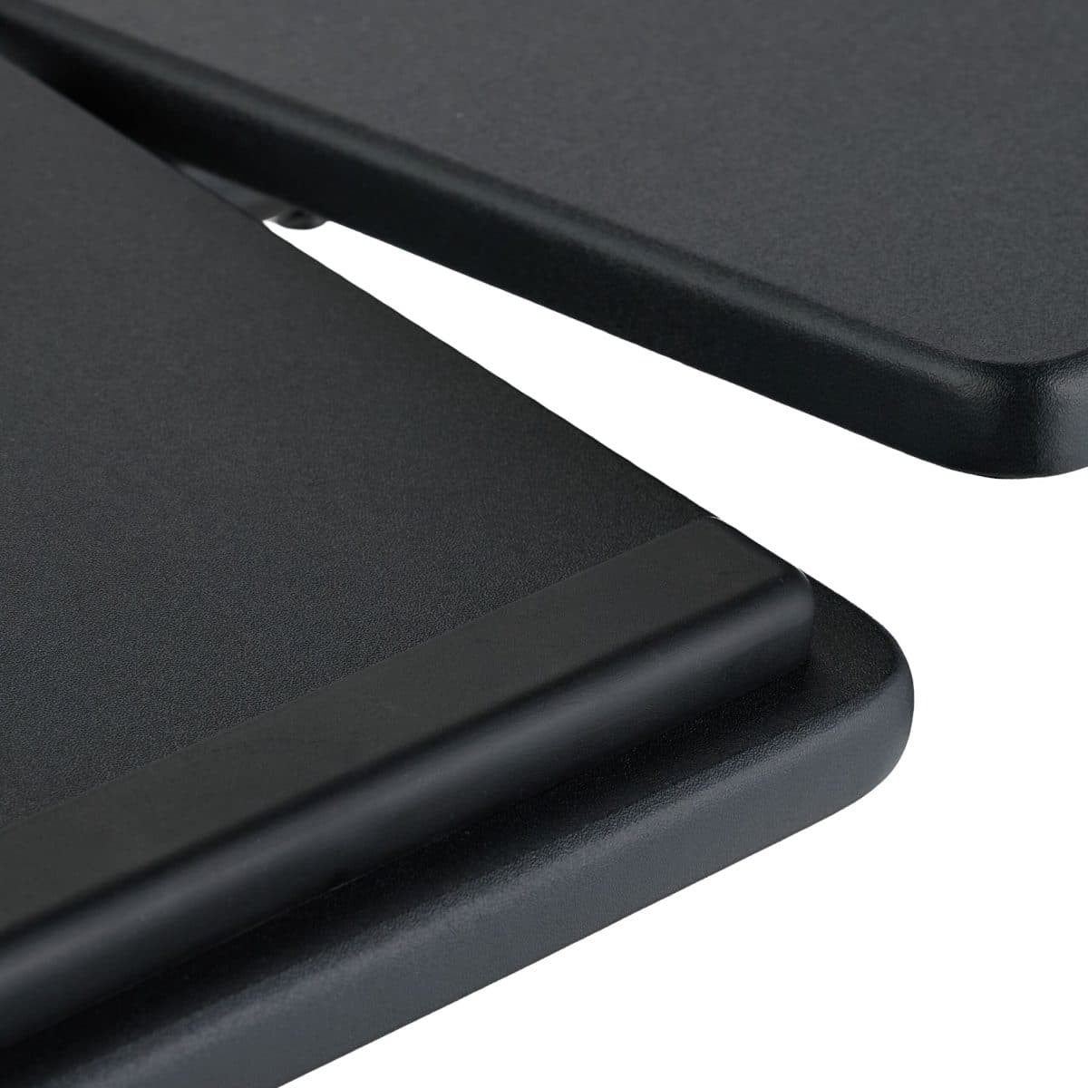 Masa laptop, reglabila, cu roti, bambus, 61 x 40 cm, inaltime 65-85 cm - imagine 8