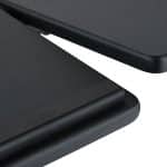 Masa laptop, reglabila, cu roti, bambus, 61 x 40 cm, inaltime 65-85 cm - imagine 8