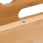 Masca tripla/prelungitor, pentru birou, din bambus, 15,5 x 42 x 16 cm - imagine 8