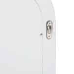 Oglinda alba de baie cu raft, MDF, 54 x 38 x 8,5 cm - imagine 2
