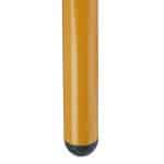 Banca din catifea, cadru metalic, auriu/gri, 40 x 60 x 43 cm - imagine 2