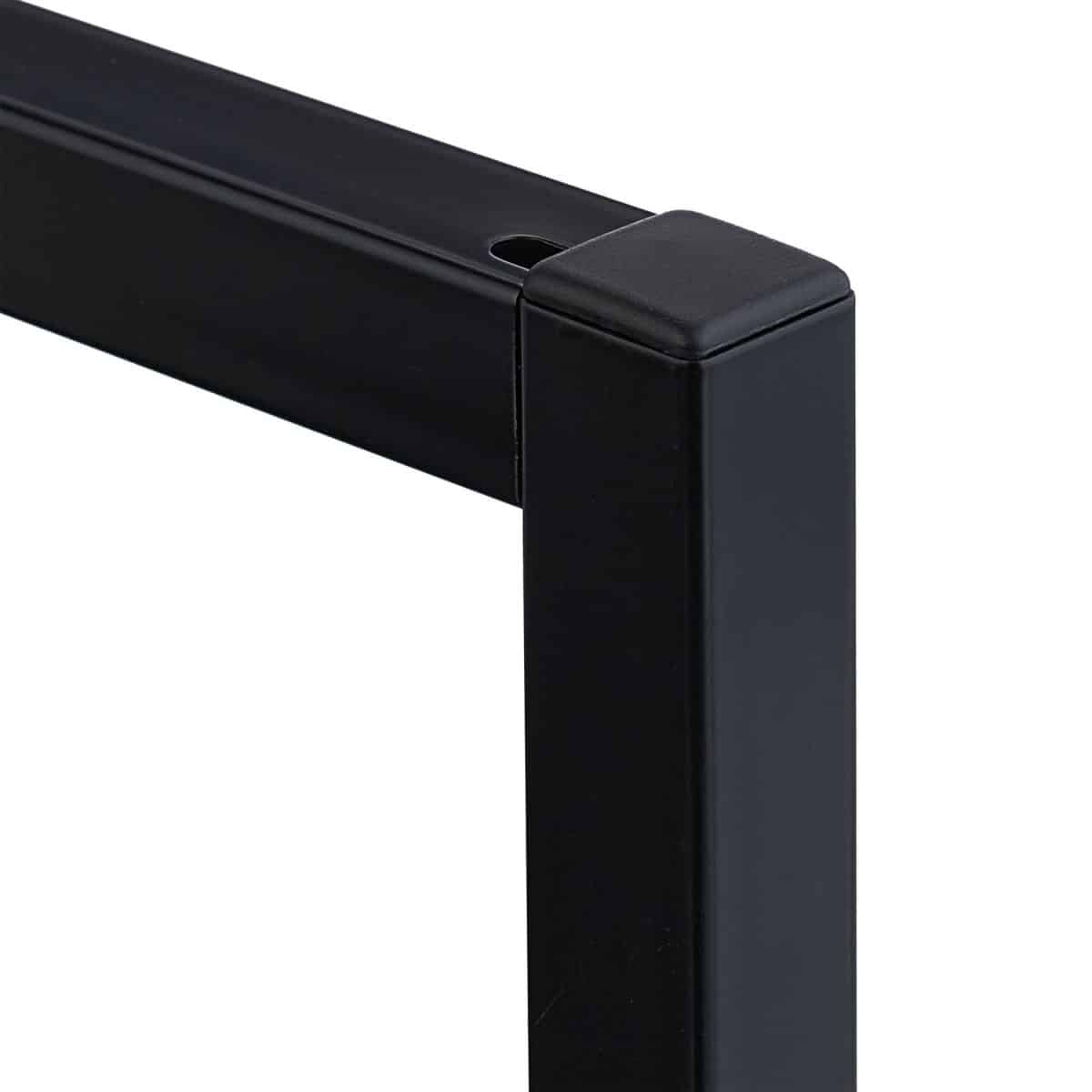 Suport laptop sau PC, MDF, structura metalica, 15 x 40 x 23 cm, bej, Relaxdays - imagine 6