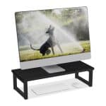 Suport laptop sau PC, MDF, structura metalica, 15 x 55 x 23 cm